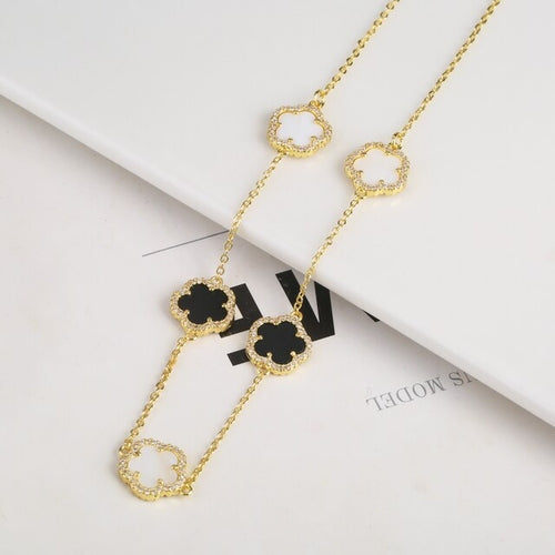 Diamond Inlaid Cute New Design Plant Flower Bracelet, Earring or Necklace