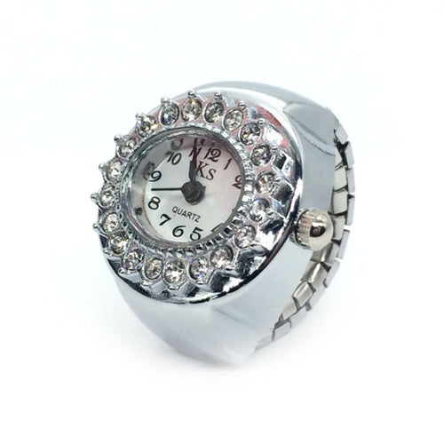 Vintage Punk Elastic Stretchy Quartz Ring