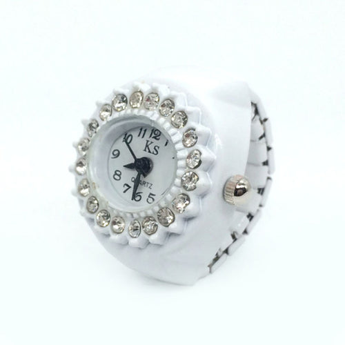 Vintage Punk Elastic Stretchy Quartz Ring