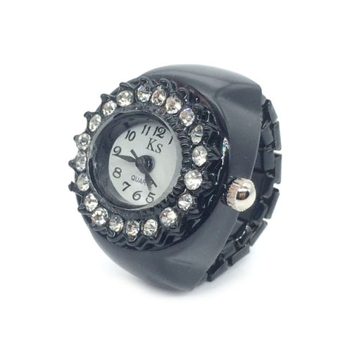 Vintage Punk Elastic Stretchy Quartz Ring