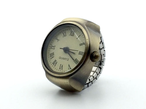 Vintage Punk Elastic Stretchy Quartz Ring