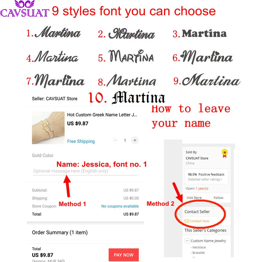 Stainless Steel Personalized Name Necklace Cuban
