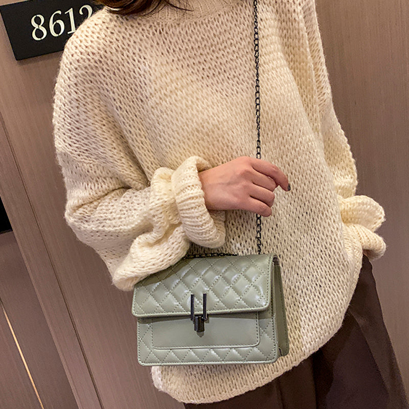 Chain Bag, Small Purse, Leather Handbag