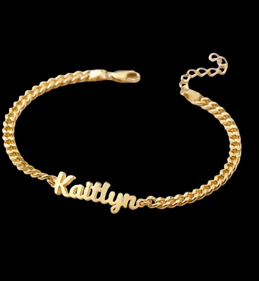 Child Name Bracelet, Little Girl Bracelet, Baby Name Jewelry