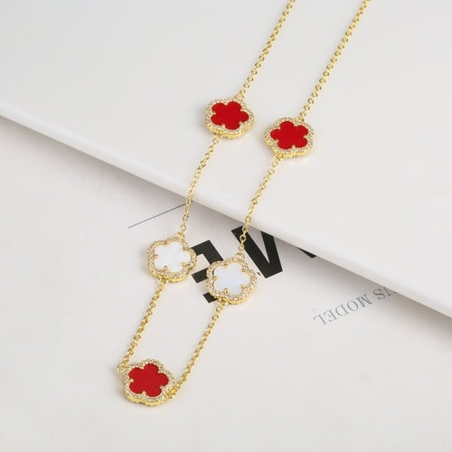 Diamond Inlaid Cute New Design Plant Flower Bracelet, Earring or Necklace
