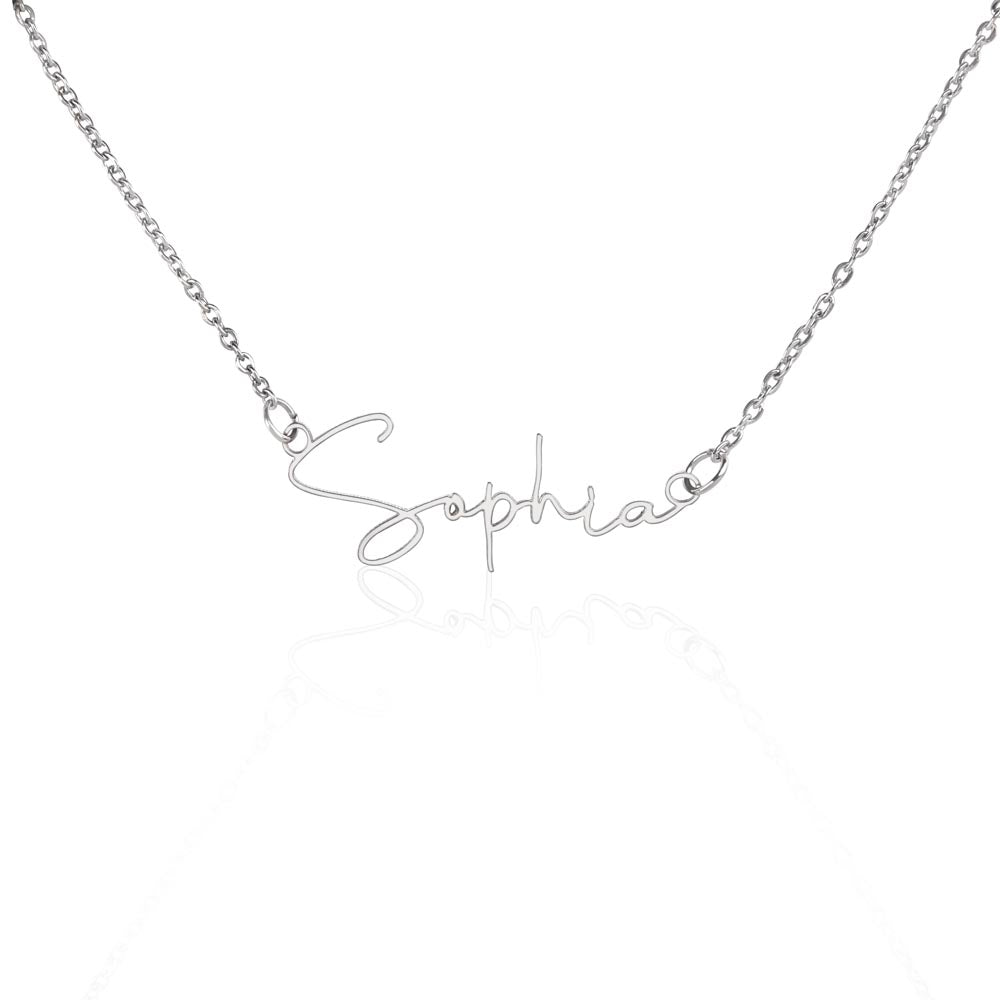 Custom Name Necklace — 18k Gold Plated Personalized Jewelry by Touch of Arnell