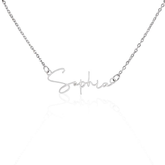 Custom Name Necklace — 18k Gold Plated Personalized Jewelry by Touch of Arnell