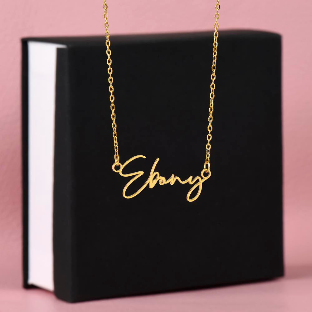Custom Name Necklace — 18k Gold Plated Personalized Jewelry by Touch of Arnell