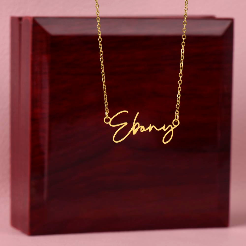 Custom Name Necklace — 18k Gold Plated Personalized Jewelry by Touch of Arnell