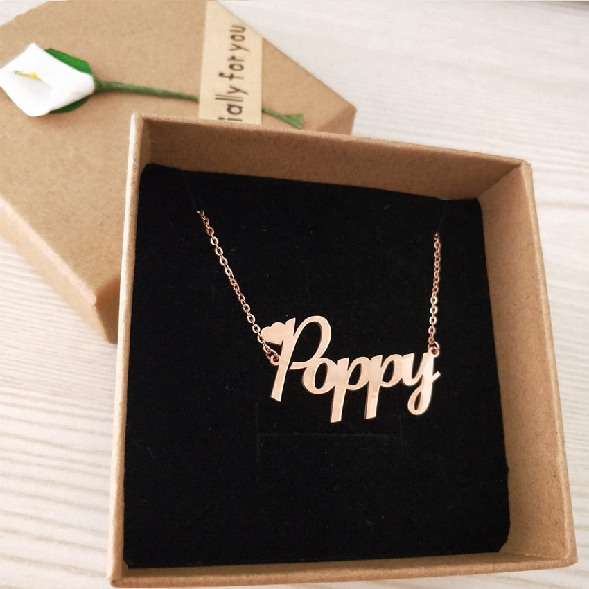 Custom Name Necklace Personalized Actual