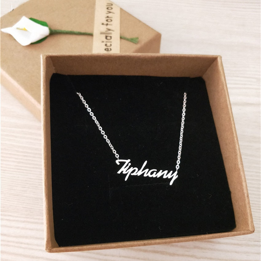 Custom Name Necklace Personalized Actual